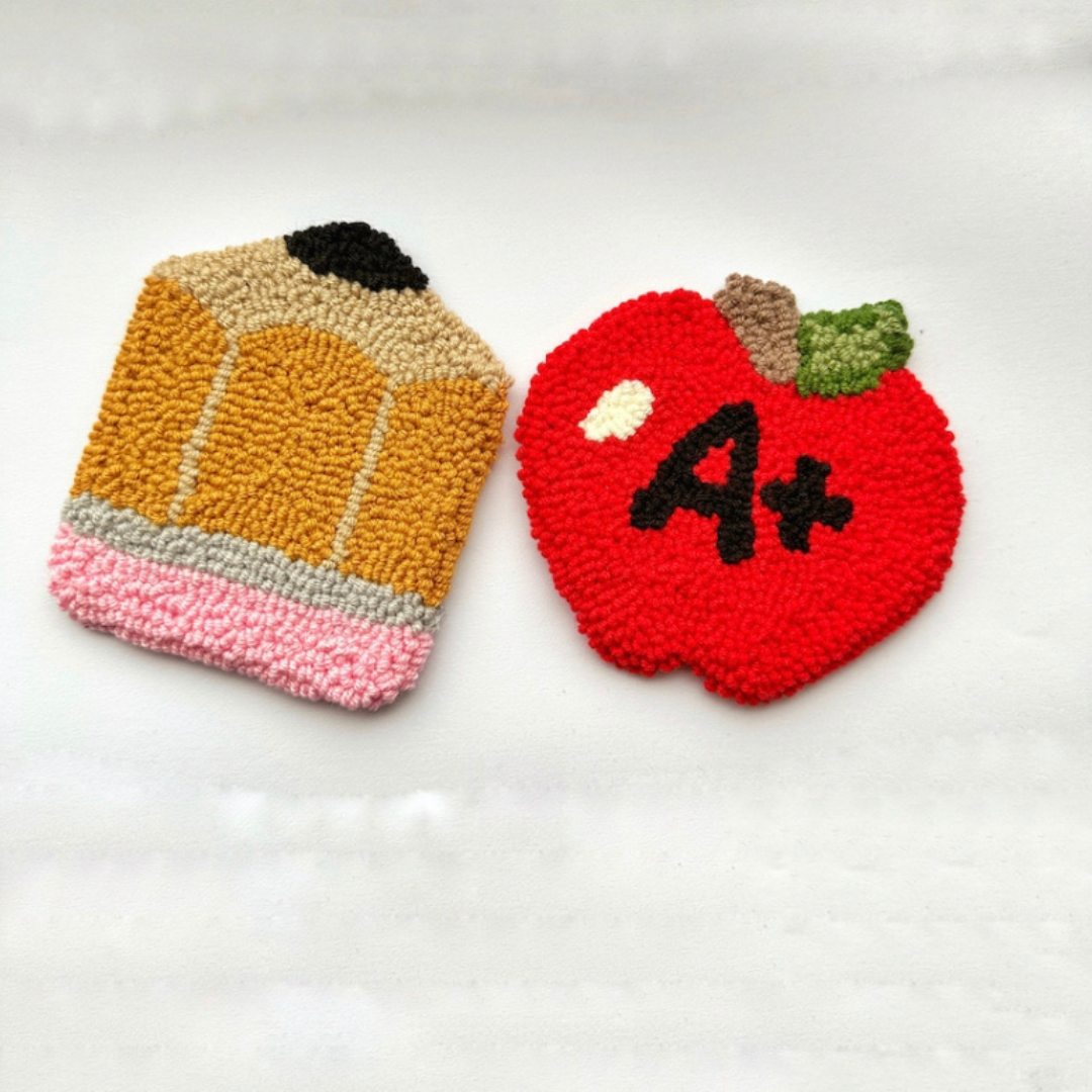 Red Heart Punch Needle Coaster​S Pattern