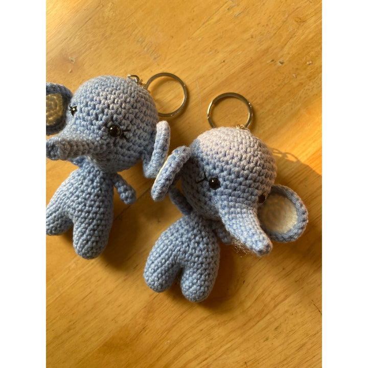 Elephant Amigurumi Keychain 🐘 | Handmade Charm | Carry a Cute Companion Everywhere nazimaknits