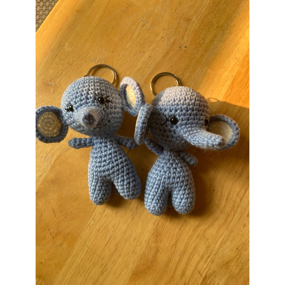 Elephant Amigurumi Keychain 🐘 | Handmade Charm | Carry a Cute Companion Everywhere nazimaknits