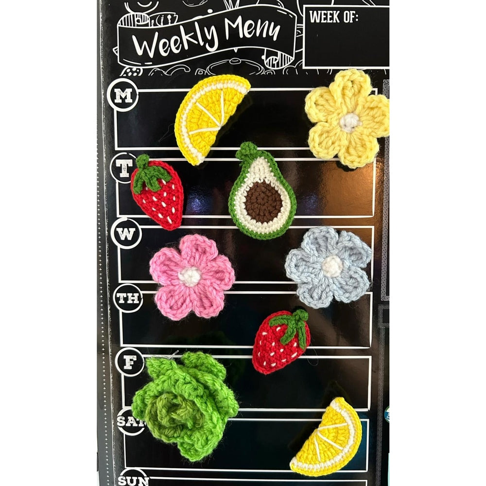Crochet Magnets - Made to Order - Vegetables & Fruits Edition nazimaknits