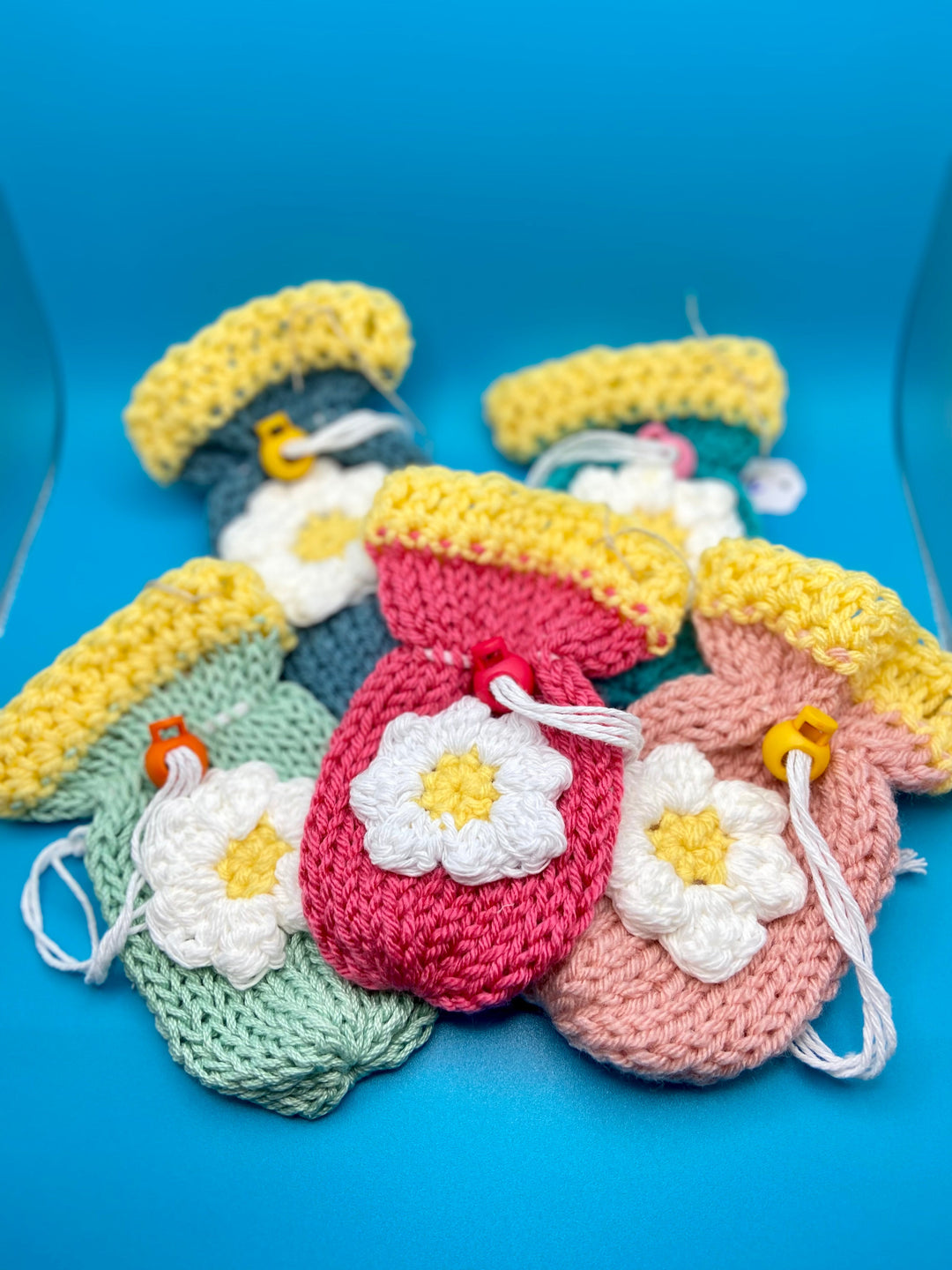Hand-Made Daisy Earring Pouch