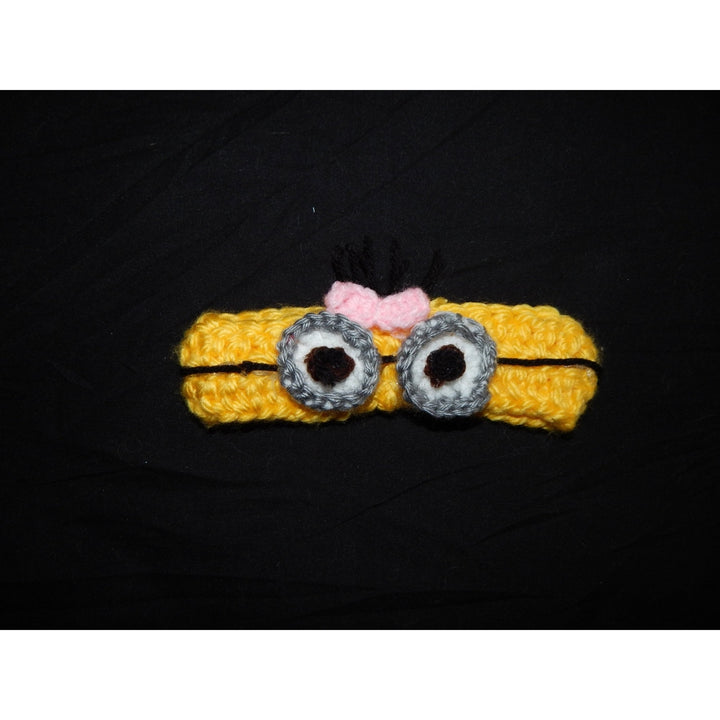 Minion New Born Headband nazimaknits