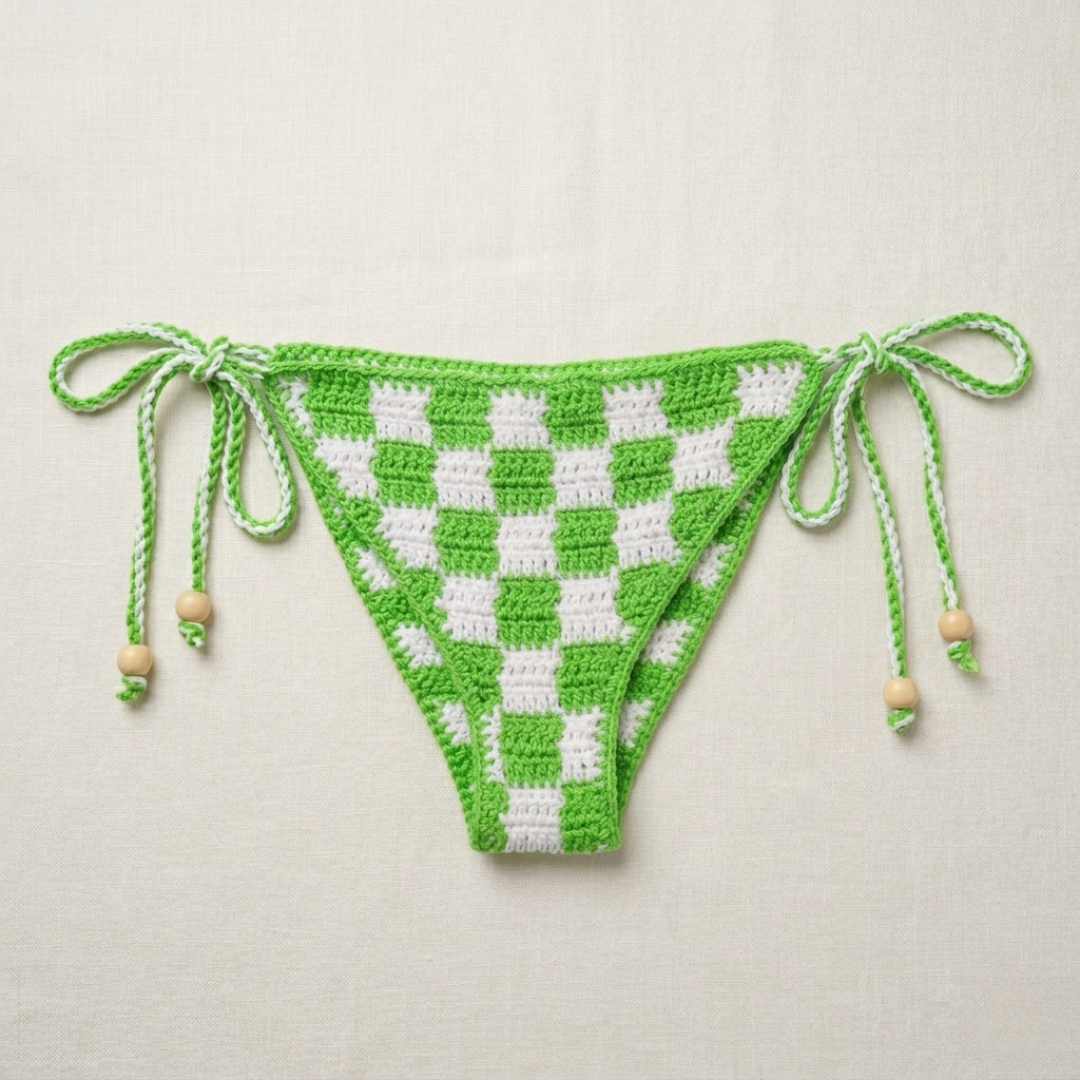 Green Checkerboard Top