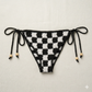 Black Checkerboard Top