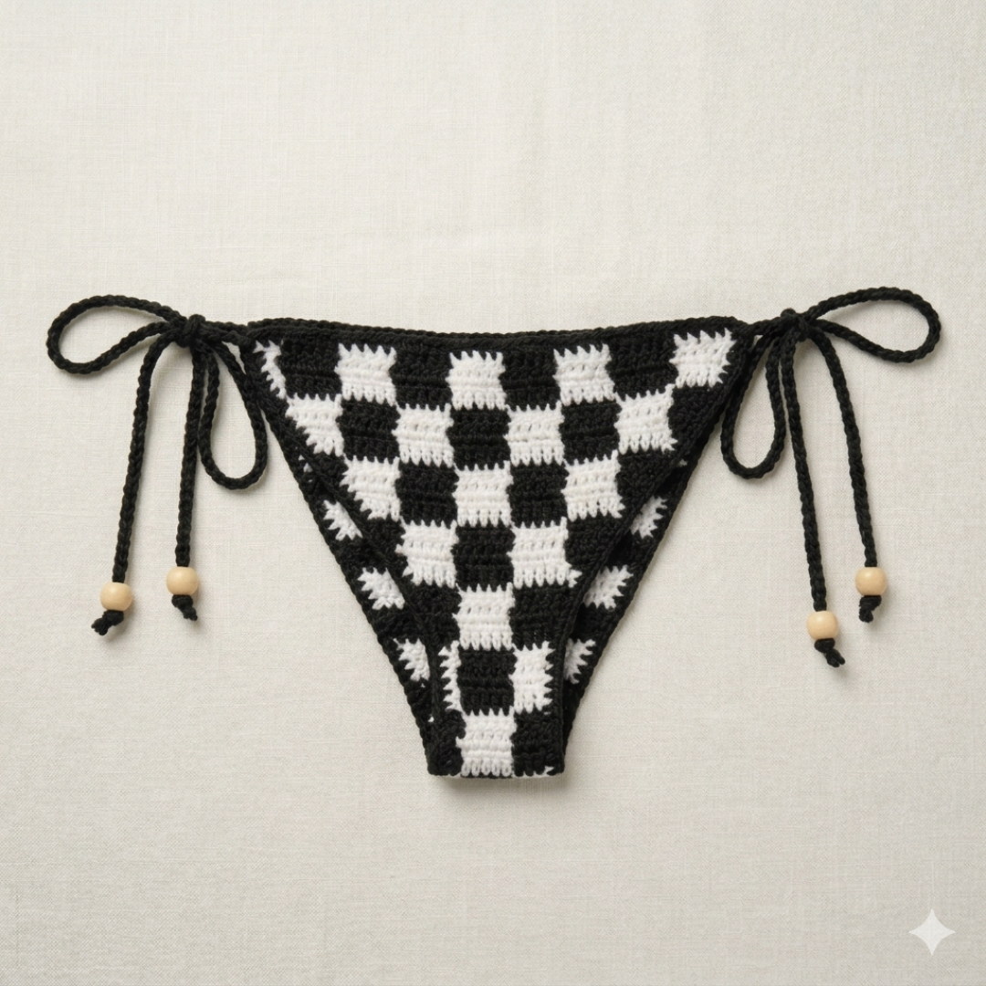 Black Checkerboard Top