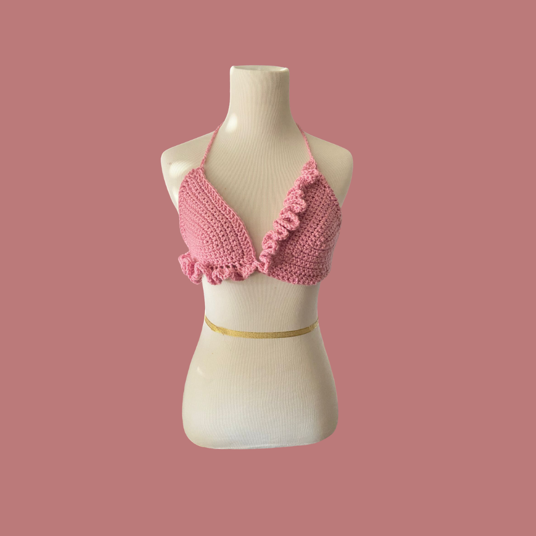 Ruffle Bikini Top