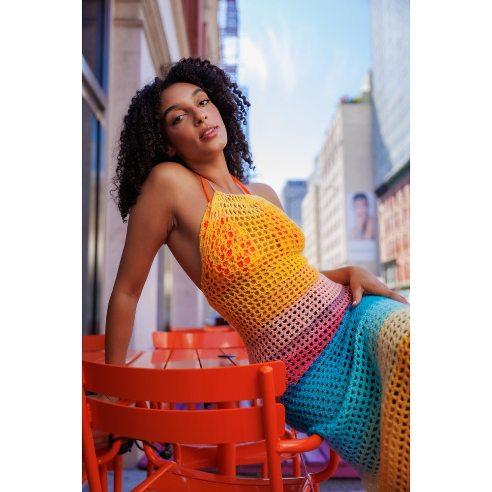 Gradient Midi Dress