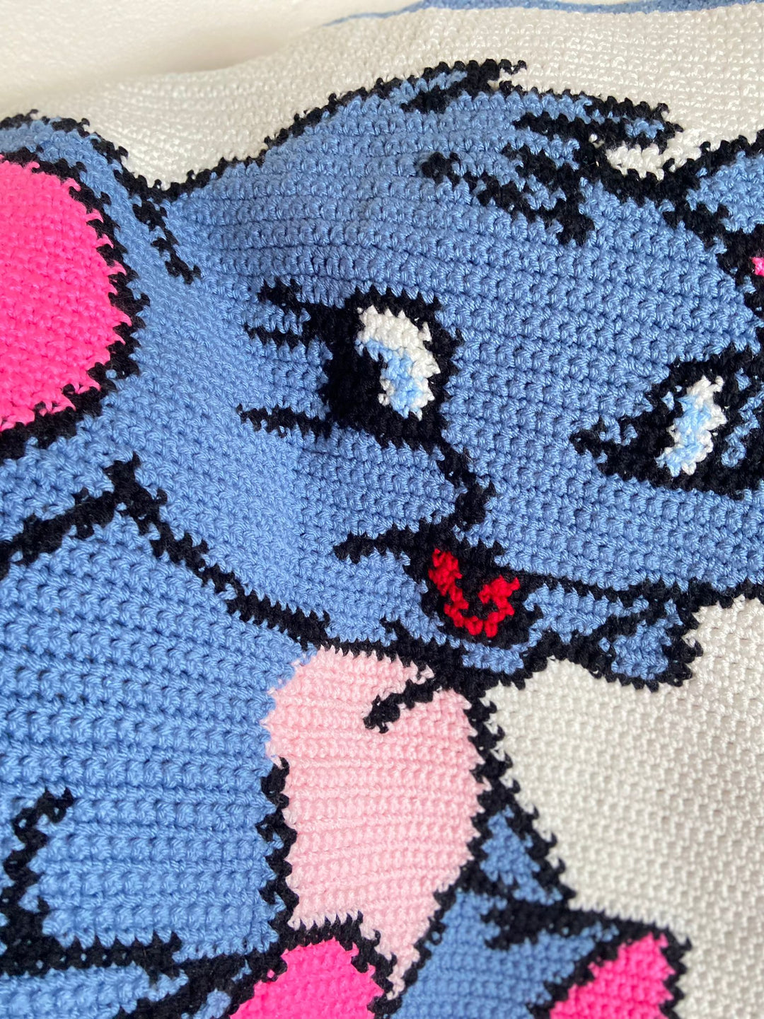 Vintage Handmade Disney Dumbo Crochet Baby Blanket | NazimaKnits