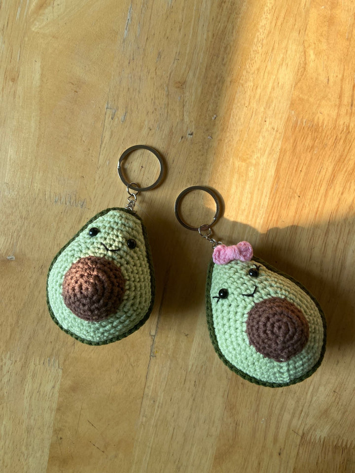 Cute Avocado Keychain 🥑 | Handmade Accessory | Add a Playful Touch to Your Keys