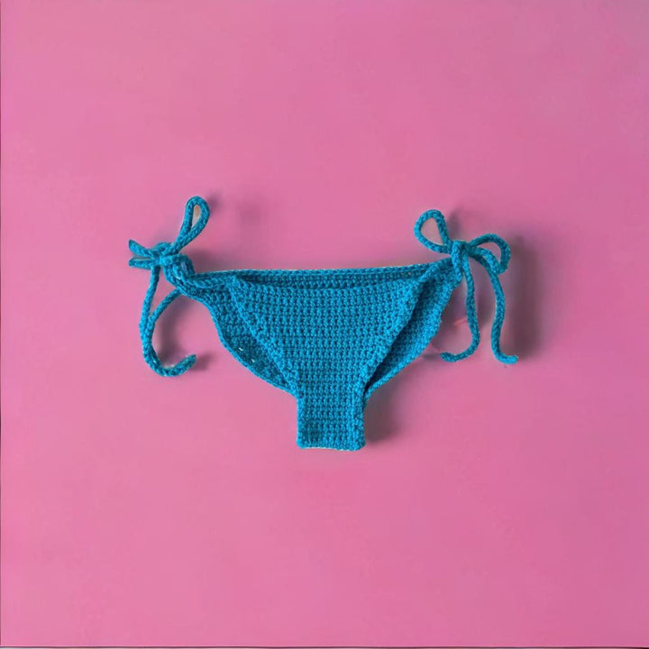 Neon Daisy Bikini Top | Vibrant Women's Swimwear | Handmade Beach Fashion